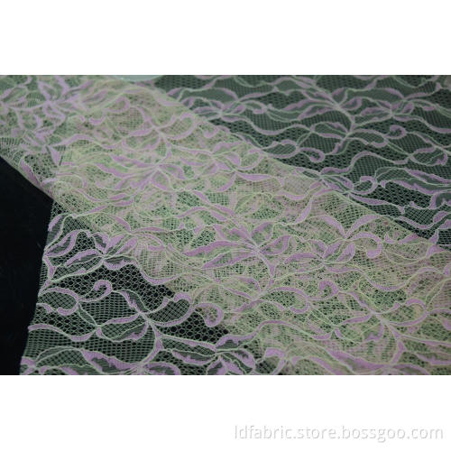 Nylon Polyester Cord Lace Stoff